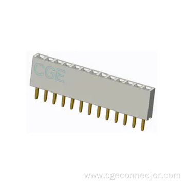 DIP Vertical type Single row Female Header Connector